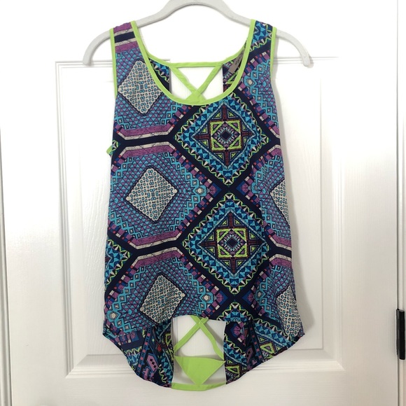 Tops - Geometric Cut-Out Tank